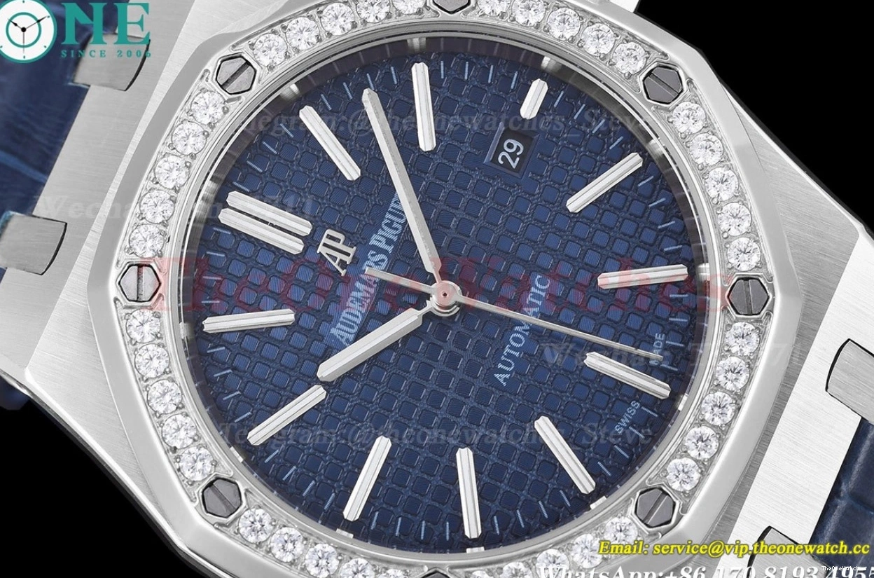Dial LE Oak 15400 SS Blue 41mm GDF MY8215 Royal 0208